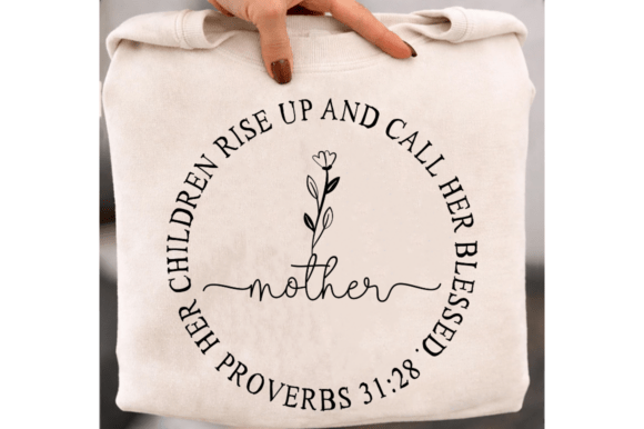 Christian Mother's Day SVG for T-Shirt Designs