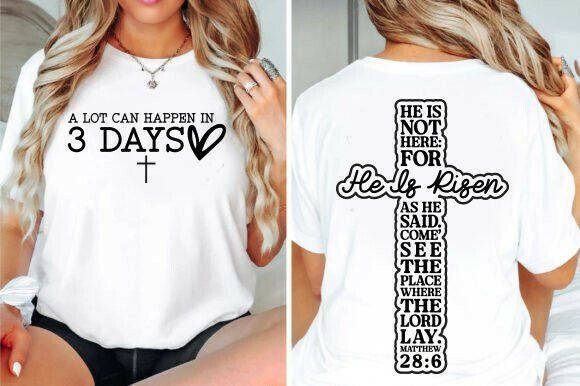 Christian Svg, Faith, He is Risen SVG: Perfect for T-Shirt Designs and Graphics