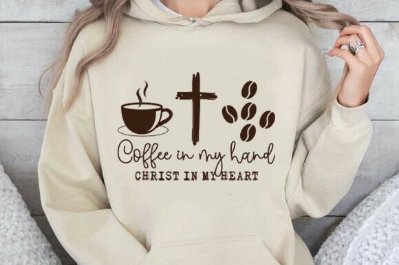 Coffee and Jesus Christ SVG: A Unique T-Shirt Design for Blog Graphics