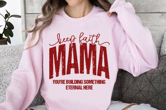 Exploring Faith Mama Svg Png, Christian Quote