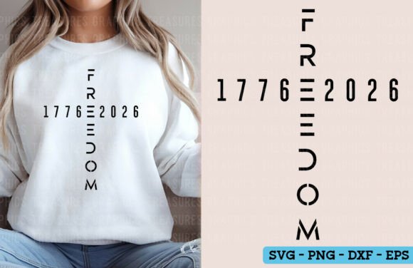 Freedom Cross SVG: A Versatile Graphic for T-Shirt Designs