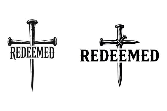 Redeemed Cross Nails: A Versatile Graphic for T-Shirt Designs