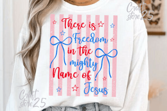 Retro Freedom in the Name of Jesus SVG
