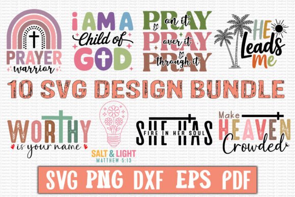 Review: 10 Boho Elegant Christian Svg Bundle for Graphics