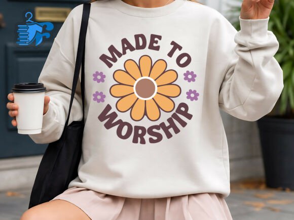 Review: Made to Worship Floral Christian SVG for Graphics & T-Shirt Designs