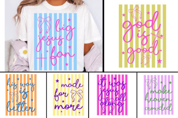 Stripes Jesus Bundle SVG: A Versatile T-Shirt Design